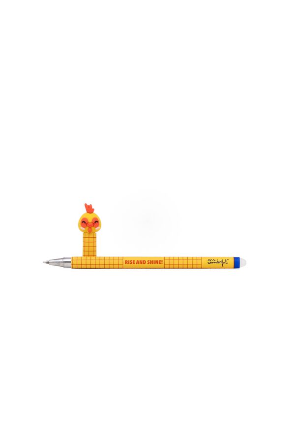 Mr. Wonderful Erasable pen Bo-Bo rooster - Rise and shine! printed