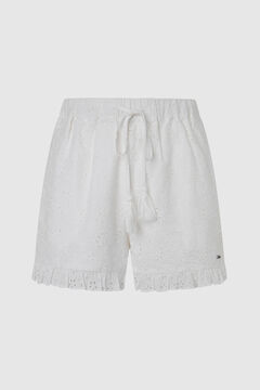 Womensecret Cotton shorts Weiß