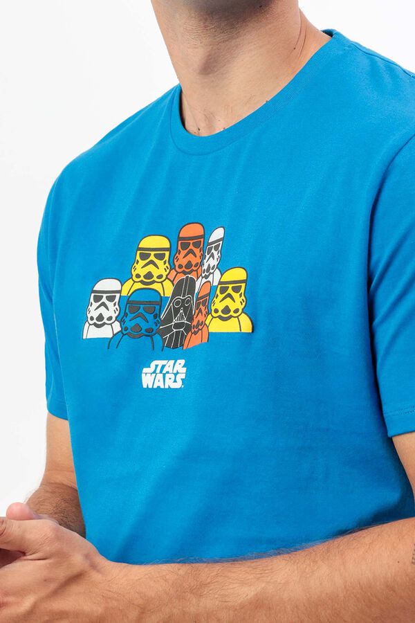 Admas Star Wars Empire game short pyjamas blue