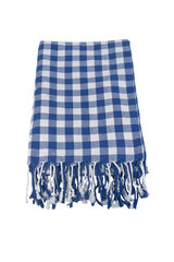 Kbas Par&eacute;o serviette en coton bleu