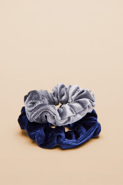 Womensecret Pack of 2 blue scrunchies printed