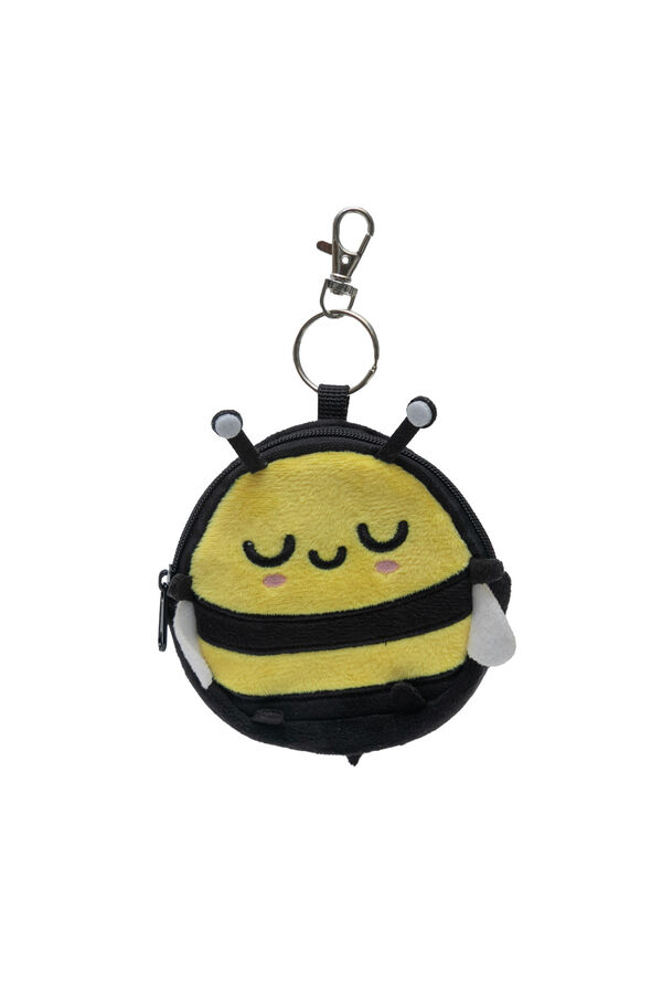 Mr. Wonderful Keyring  purse - Bee printed