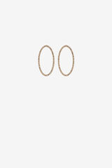 Vilanova Pendientes Largos de Fiesta com Brillantes estampado