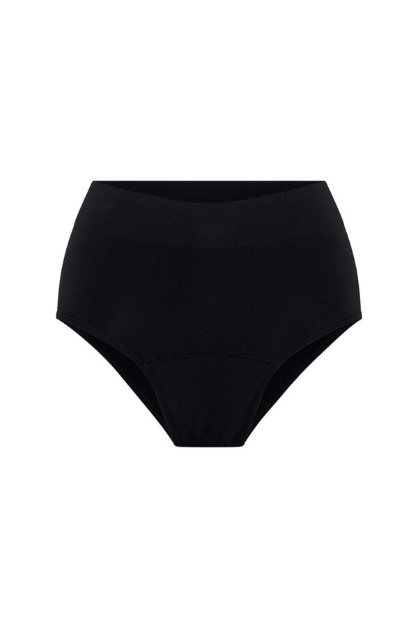 Modibodi Black bamboo classic boyshort moderate to heavy period panty black