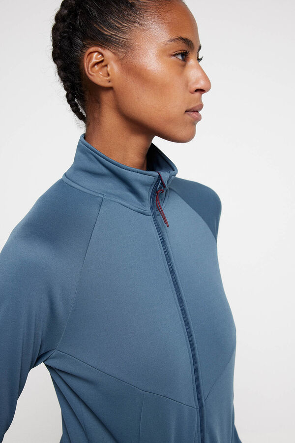 Only Play Chaqueta con cremallera azul