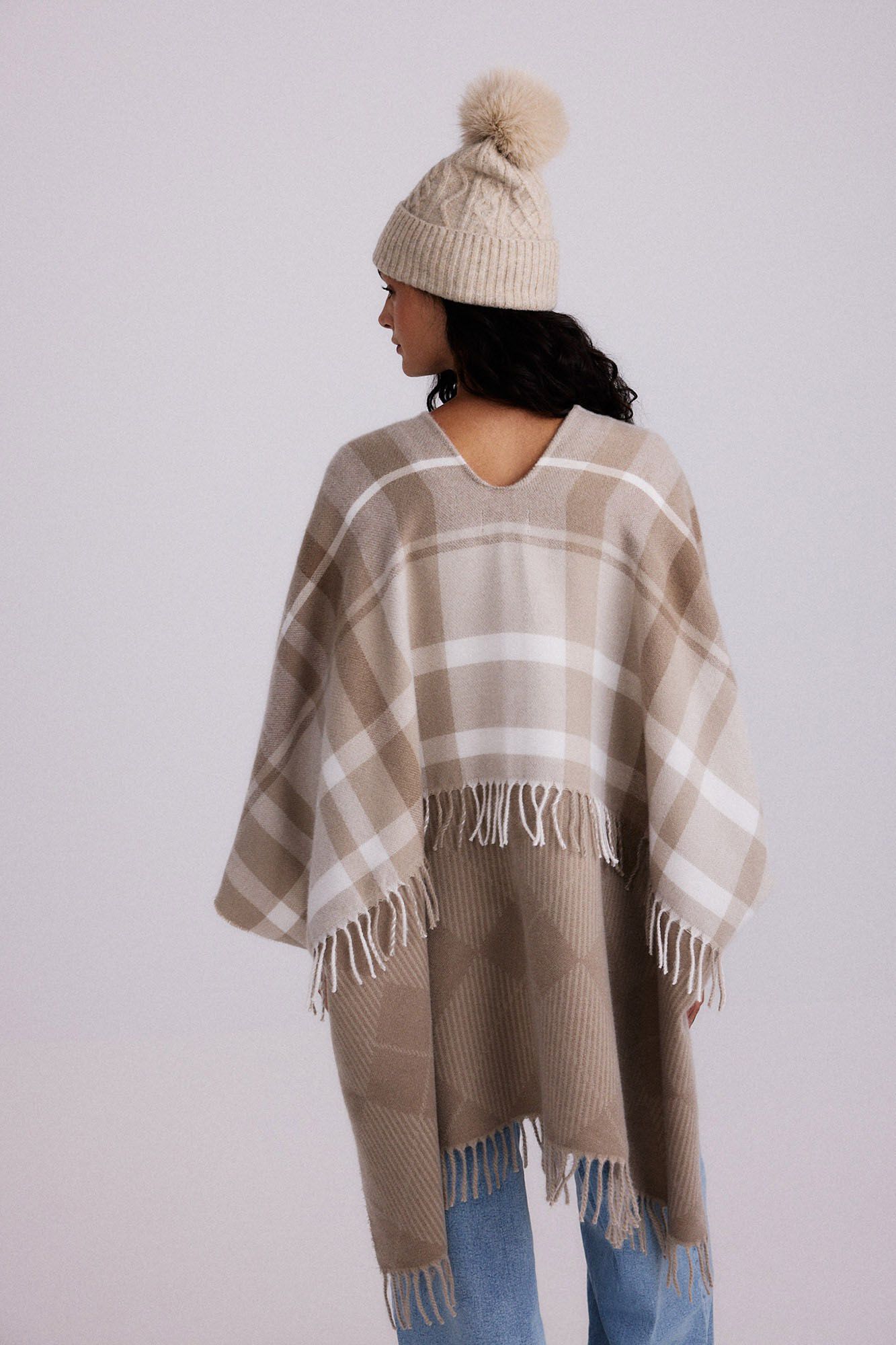 Pieces Poncho de cuadros