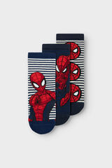 Name it Pack of three Spiderman socks blue