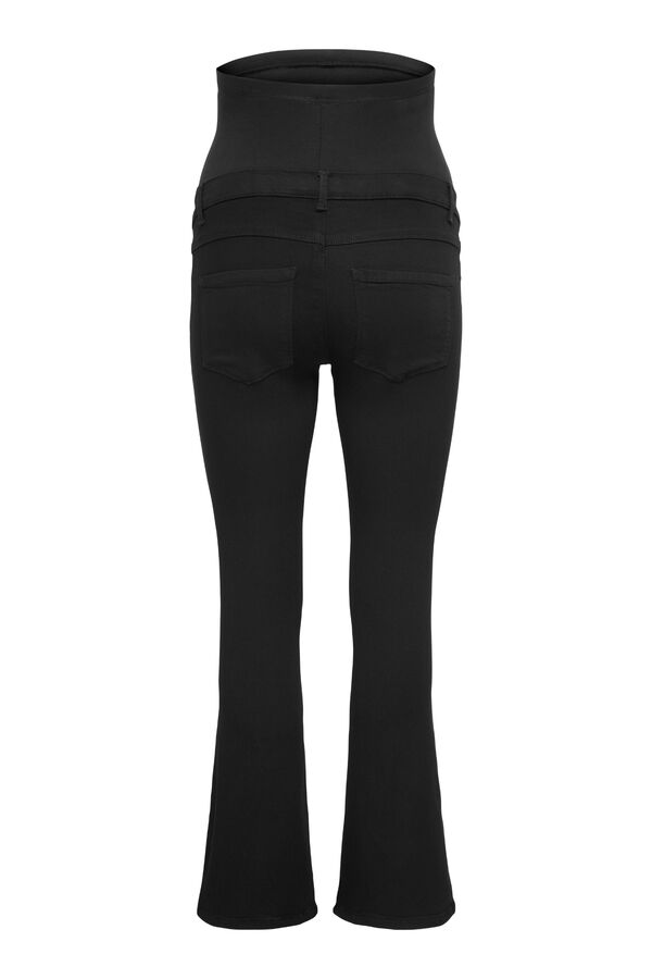 Only Maternity Flared push up maternity jeans black