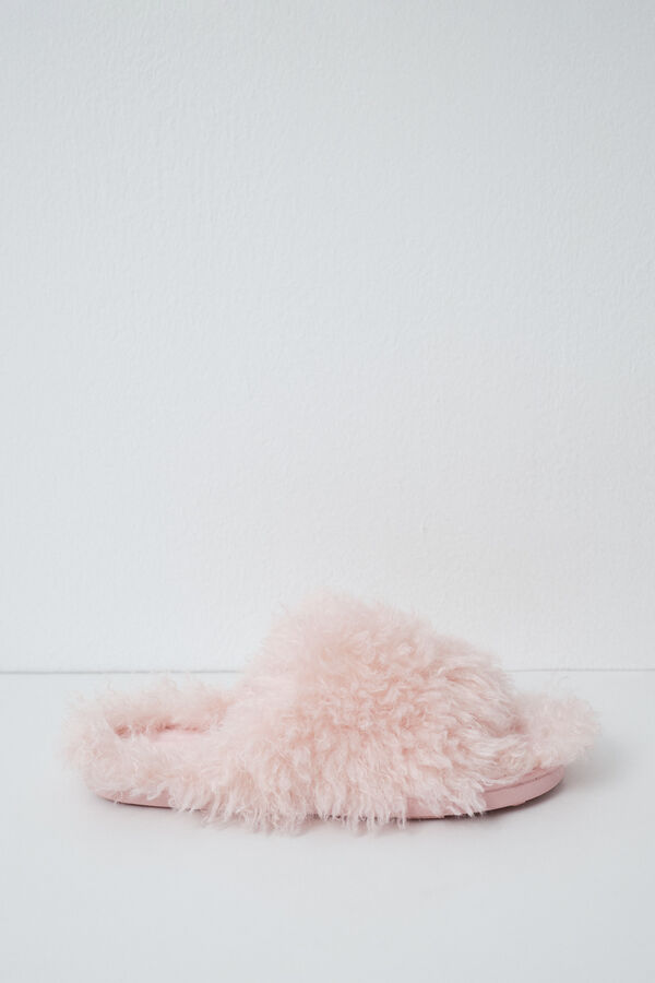Women'secret Pink plush slippers pink