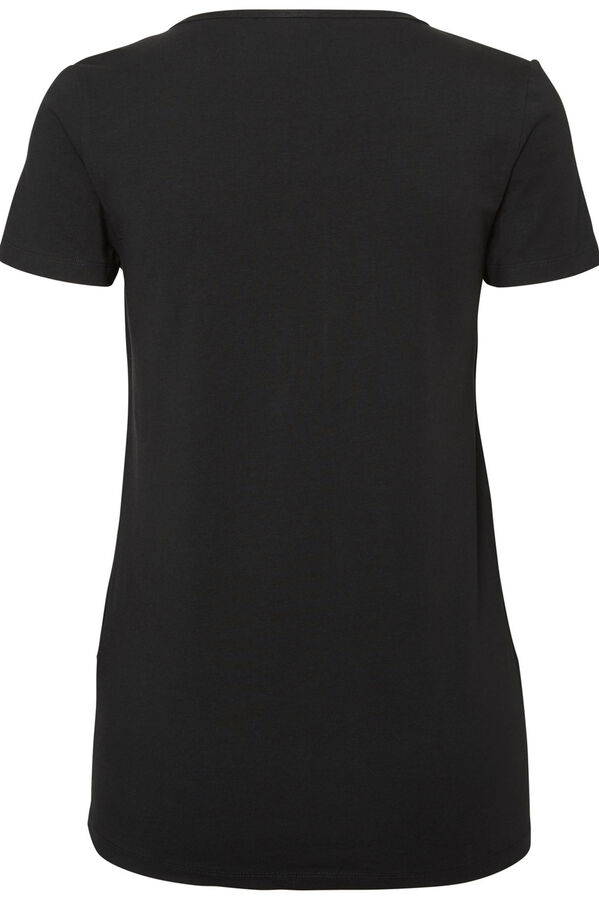 Womensecret 2-function short-sleeved T-shirt pack Crna