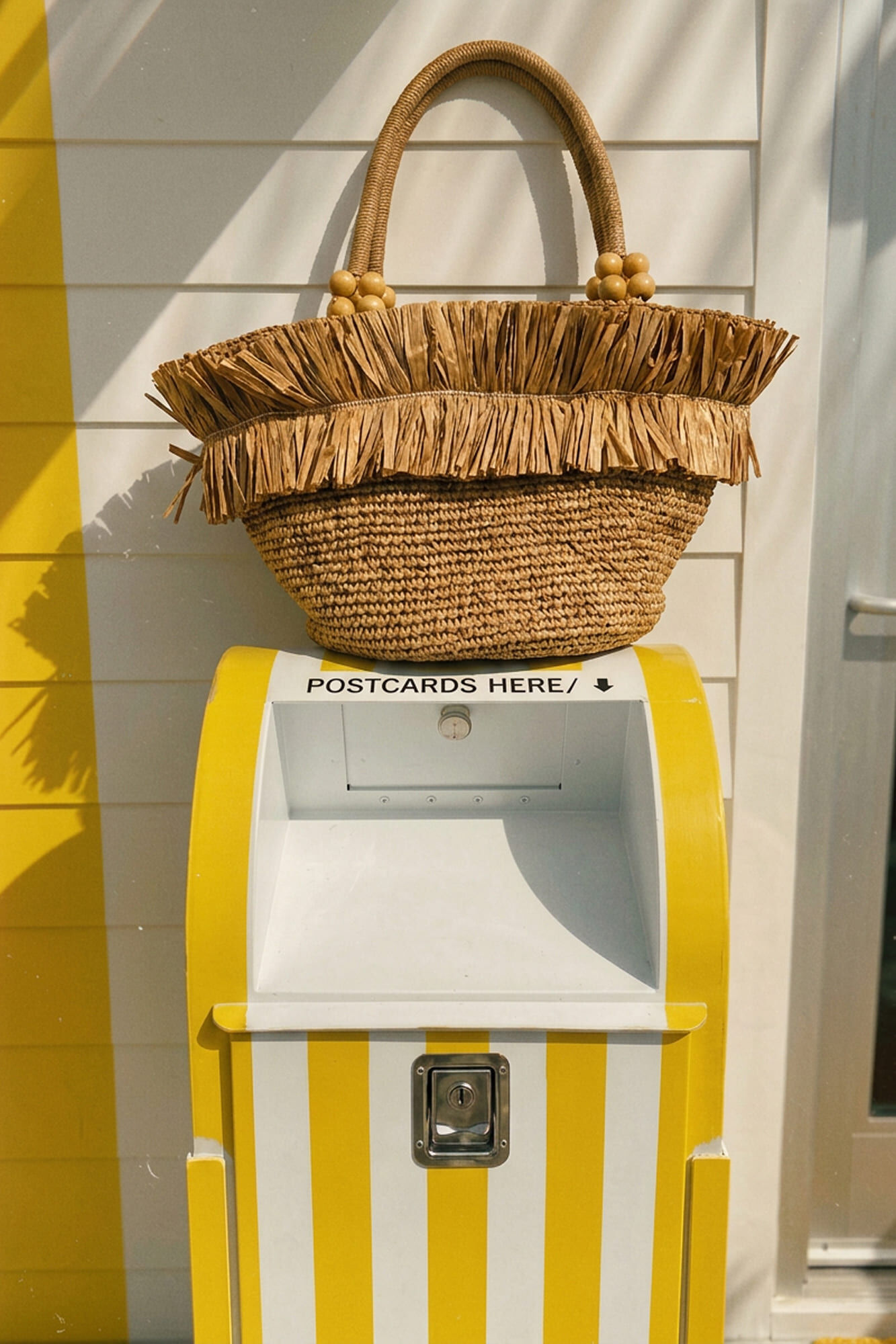 Women'secret Mala cesto m&eacute;dia em r&aacute;fia natural