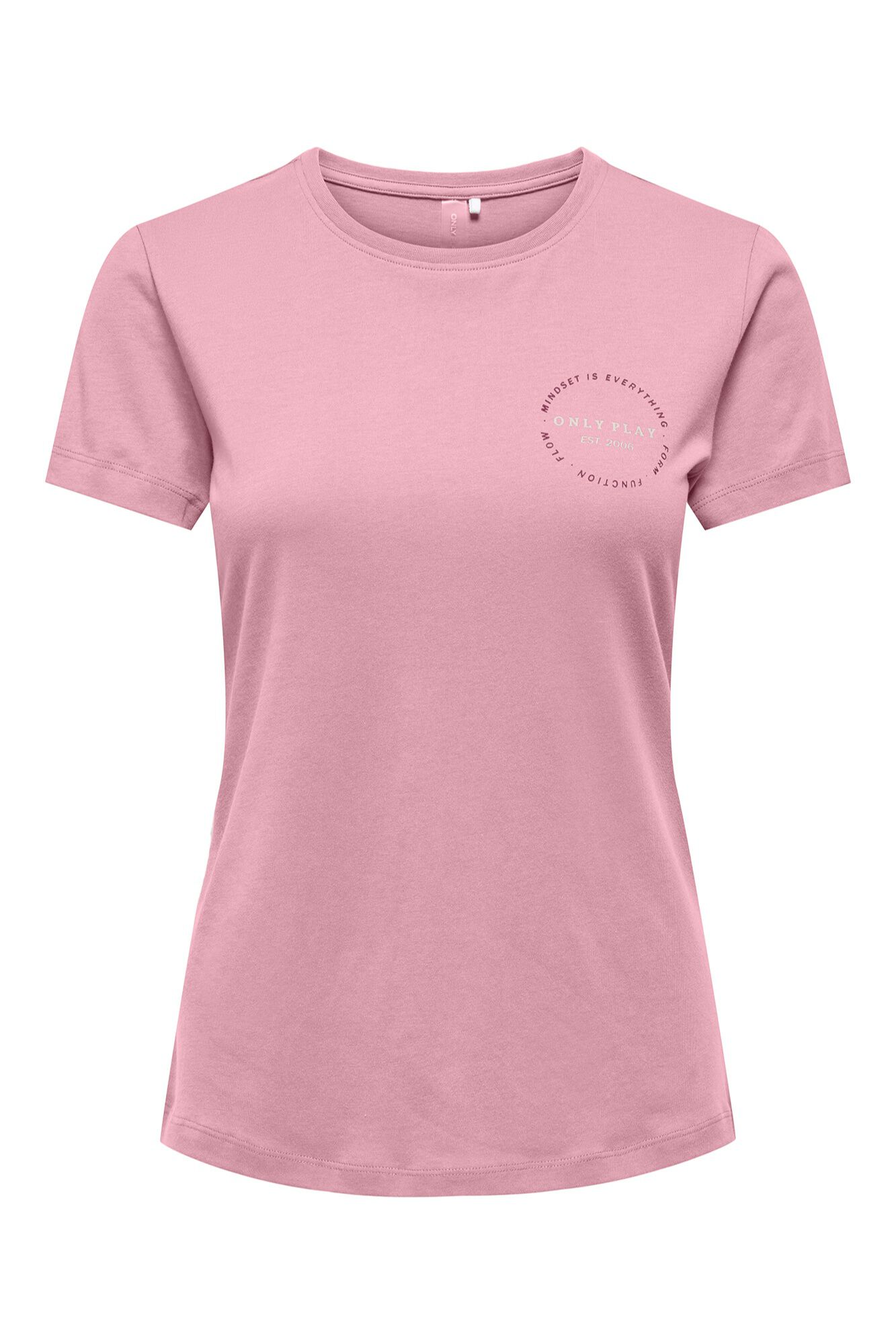 Only Play Basic-T-Shirt aus Baumwolle