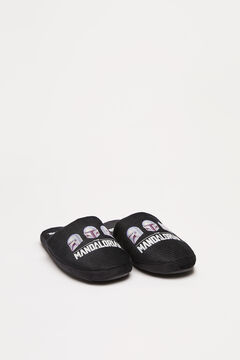 Womensecret Black Mandalorian slippers black
