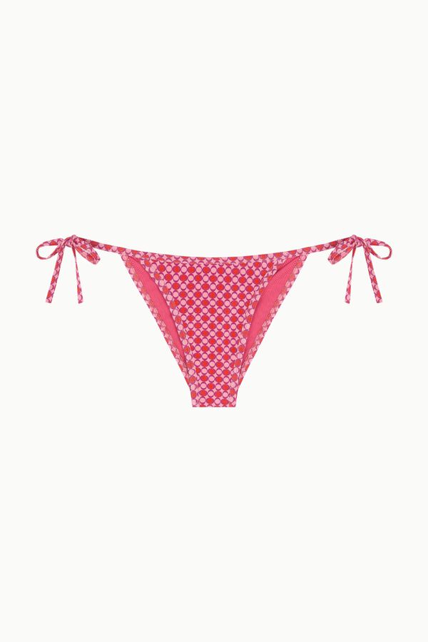 Cotton Sail Braga de bikini cl&aacute;sica cuadros l&uacute;rex estampado