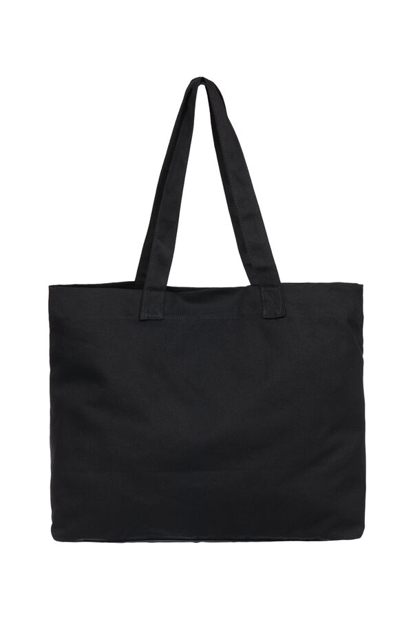 Roxy Bolsa de playa lisa con asas gris