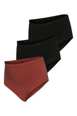Mamalicious Pack of maternity panties burgundy