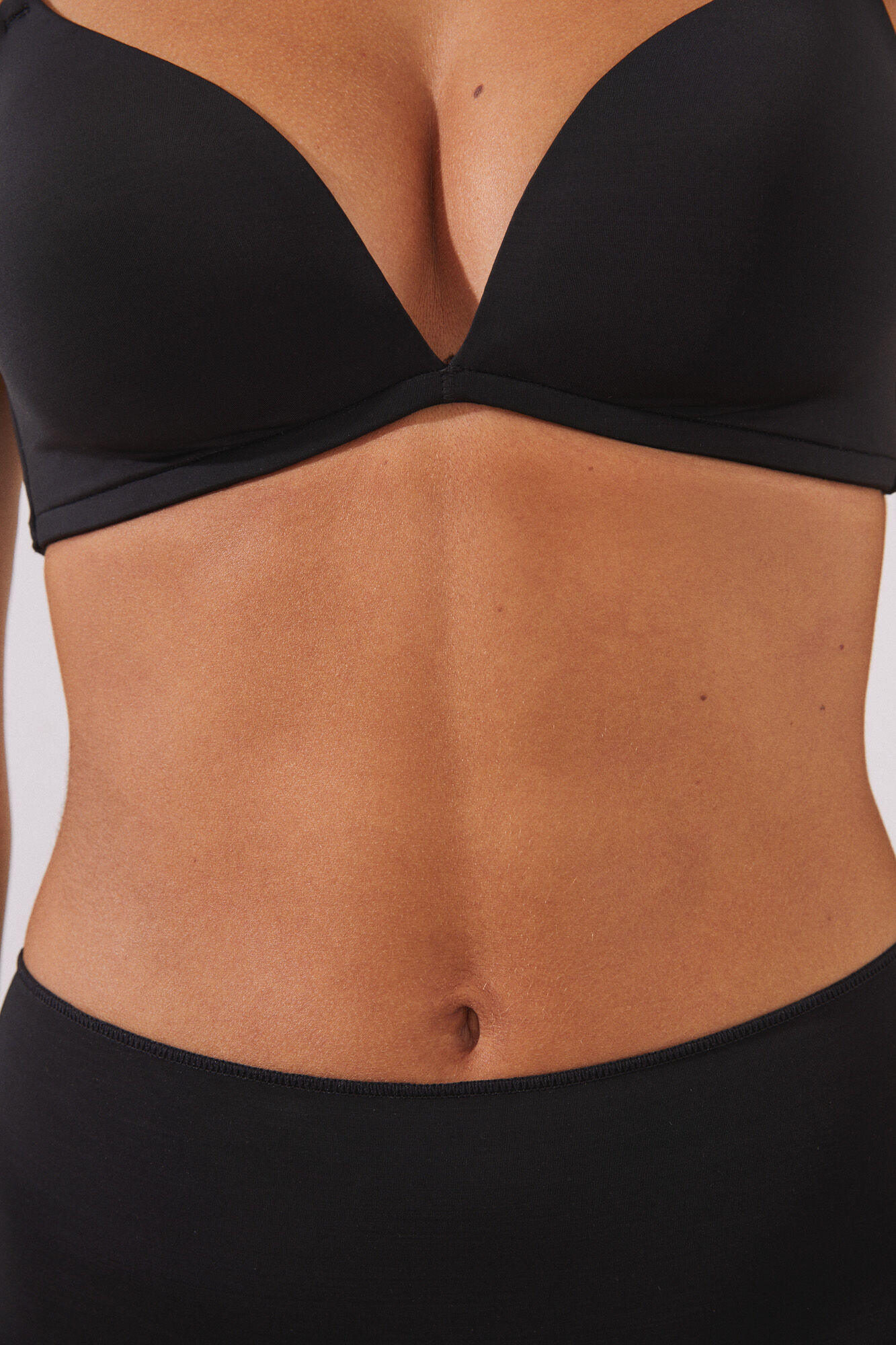 Women'secret CHARMING Black triangle bra