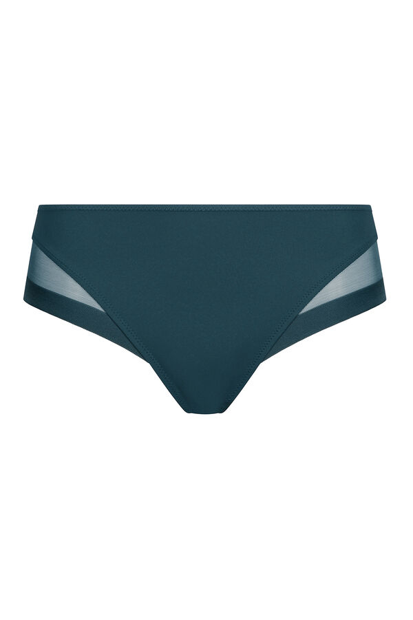 DIM Braga de microfibra y tul verde