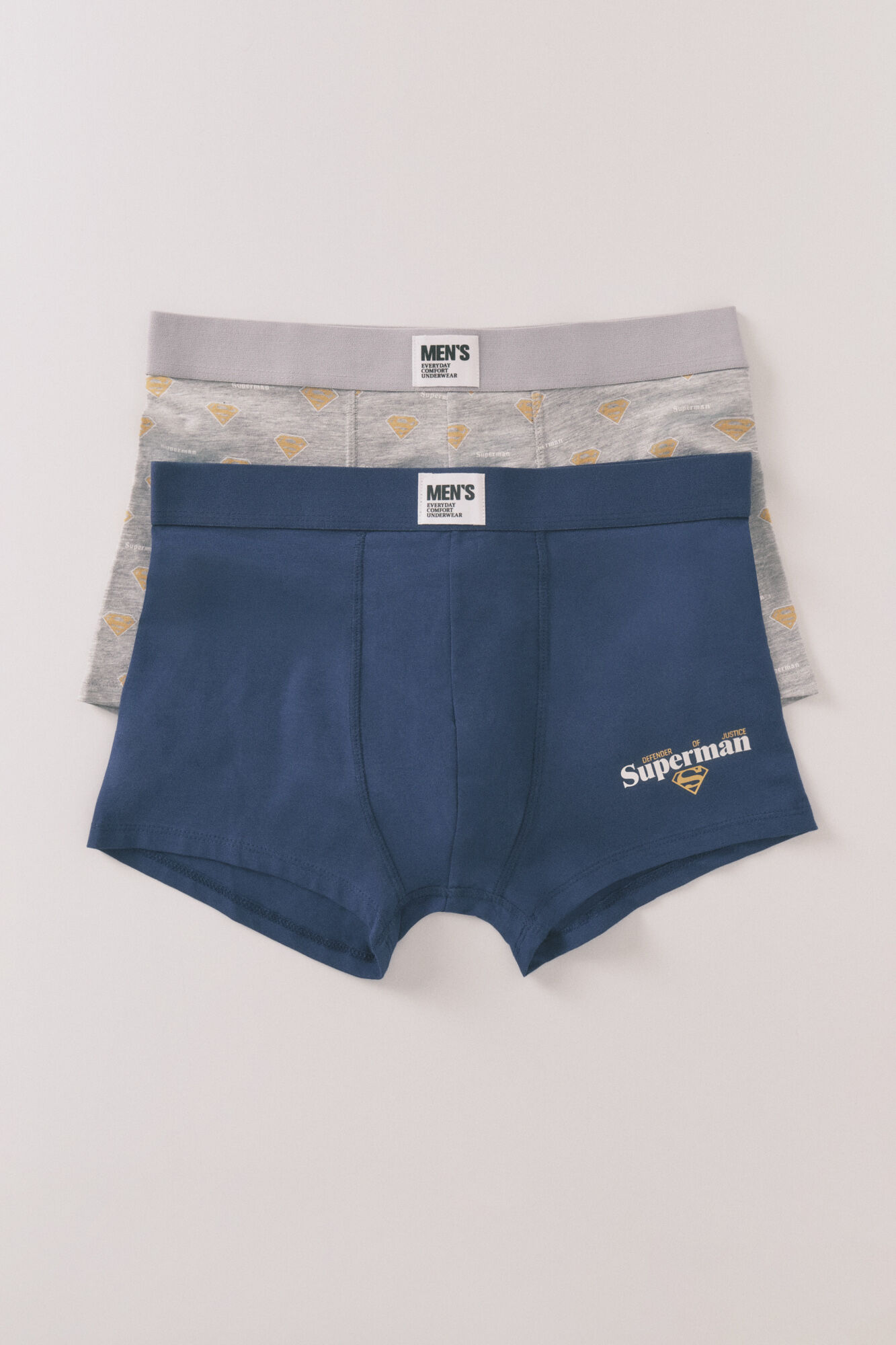 Women'secret Pack of 2 gray Superman boxers