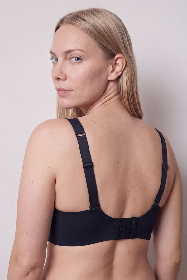 Women'secret Black microfibre bra DREAMY PLUS black