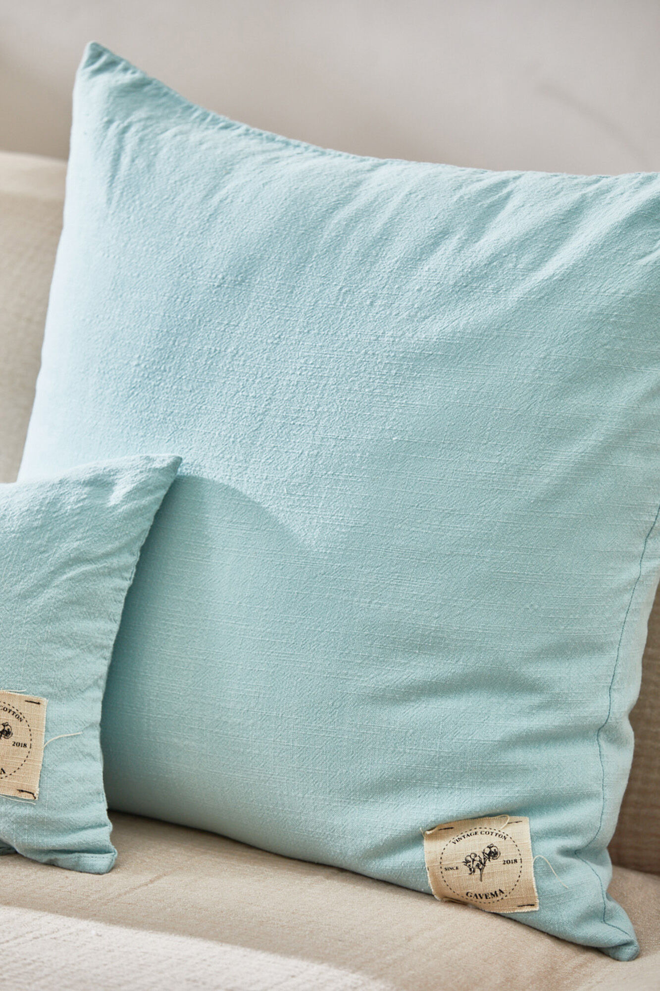 Calma House Capa de coxim turquesa Gavema