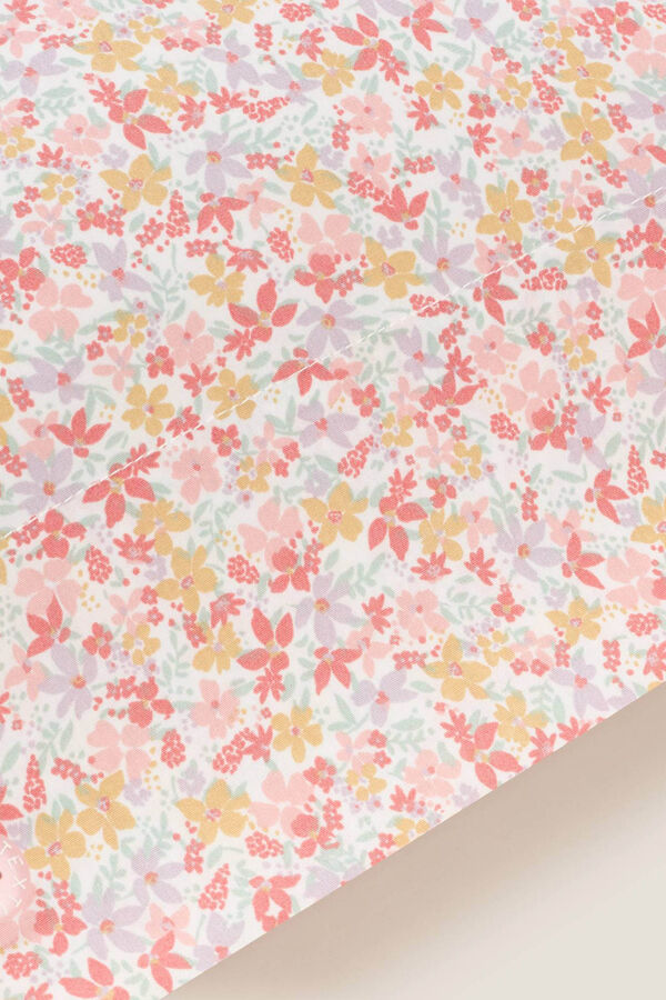 Womensecret Floral cotton pillowcase rózsaszín
