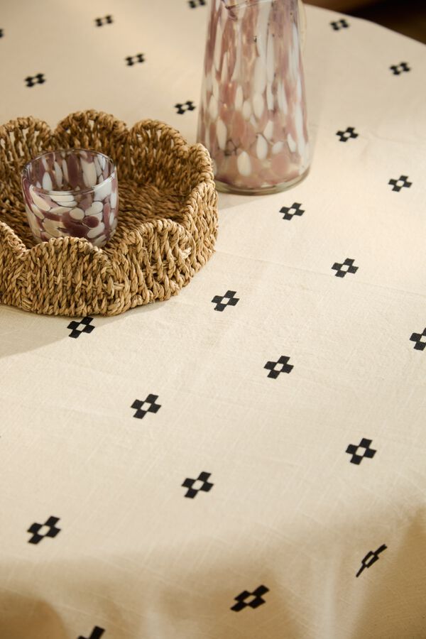 Calma House 160x250 cotton tablecloth printed