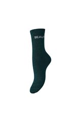 Pieces Lurex print socks blue