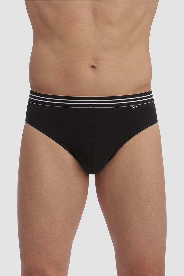 DIM Pack 4 slips algod&oacute;n negro