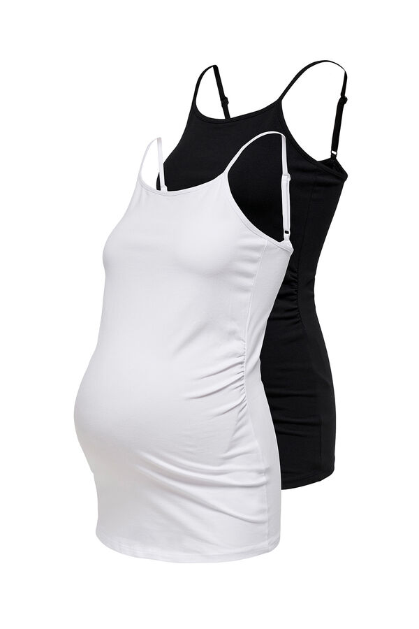 Only Maternity Pack de 2 camisetas maternity multicolor