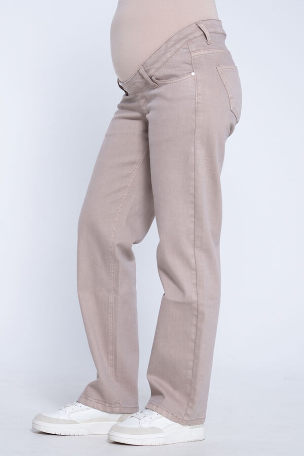 Ohma! Maternity straight jeans brown