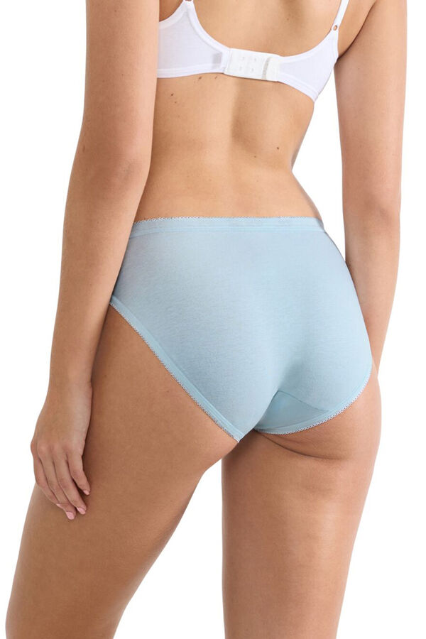 Sloggi Pack 3 bragas altas invisibles azul