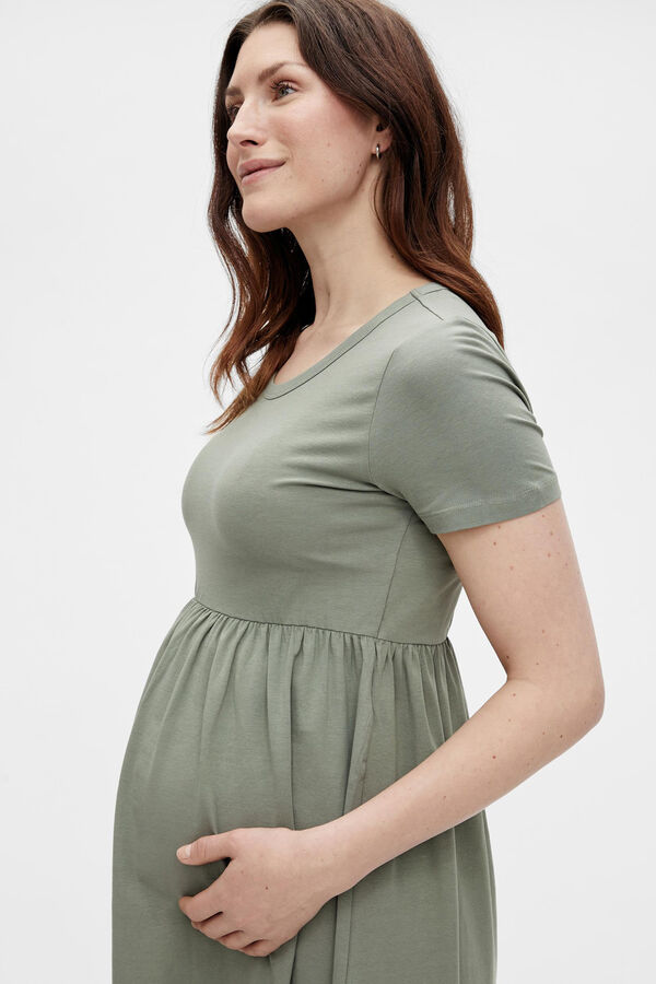 Womensecret Vestido midi maternity vert