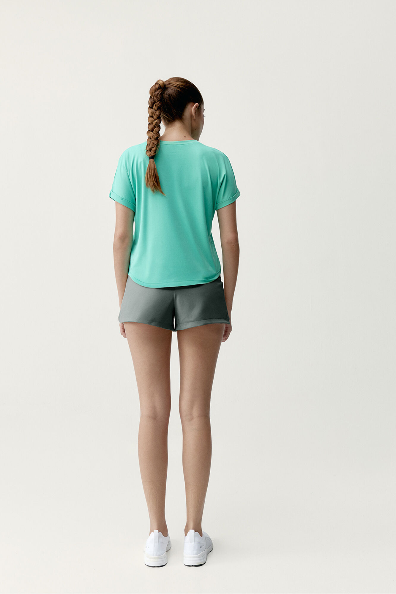 Born Living Yoga T-shirt desportiva Azami verde turquesa