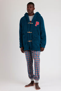 Admas Robe curta borrego Paddington para homem