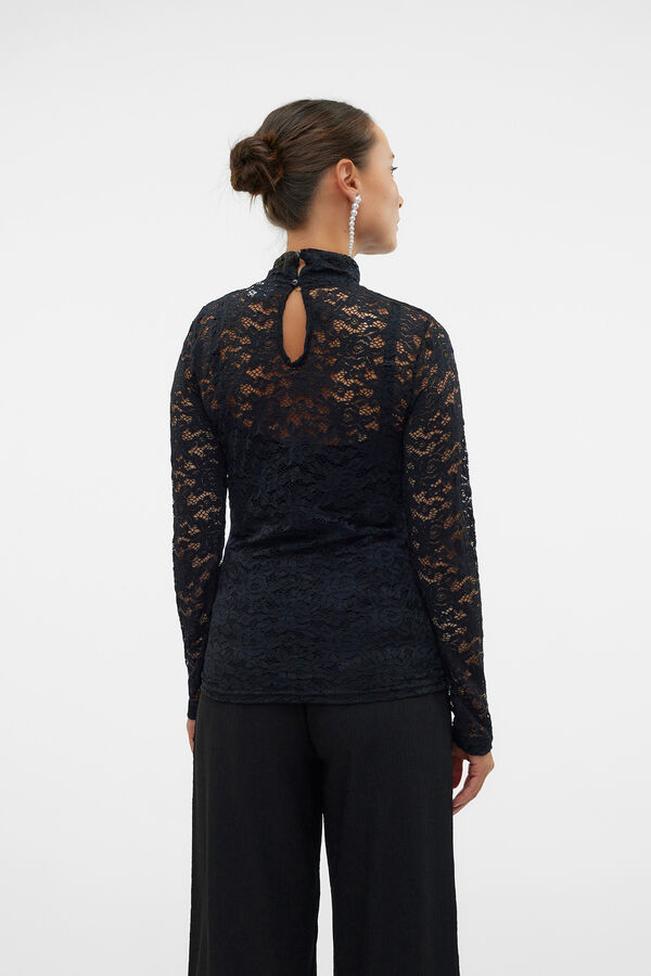 Mamalicious Rollkragen aus spitze maternity Schwarz