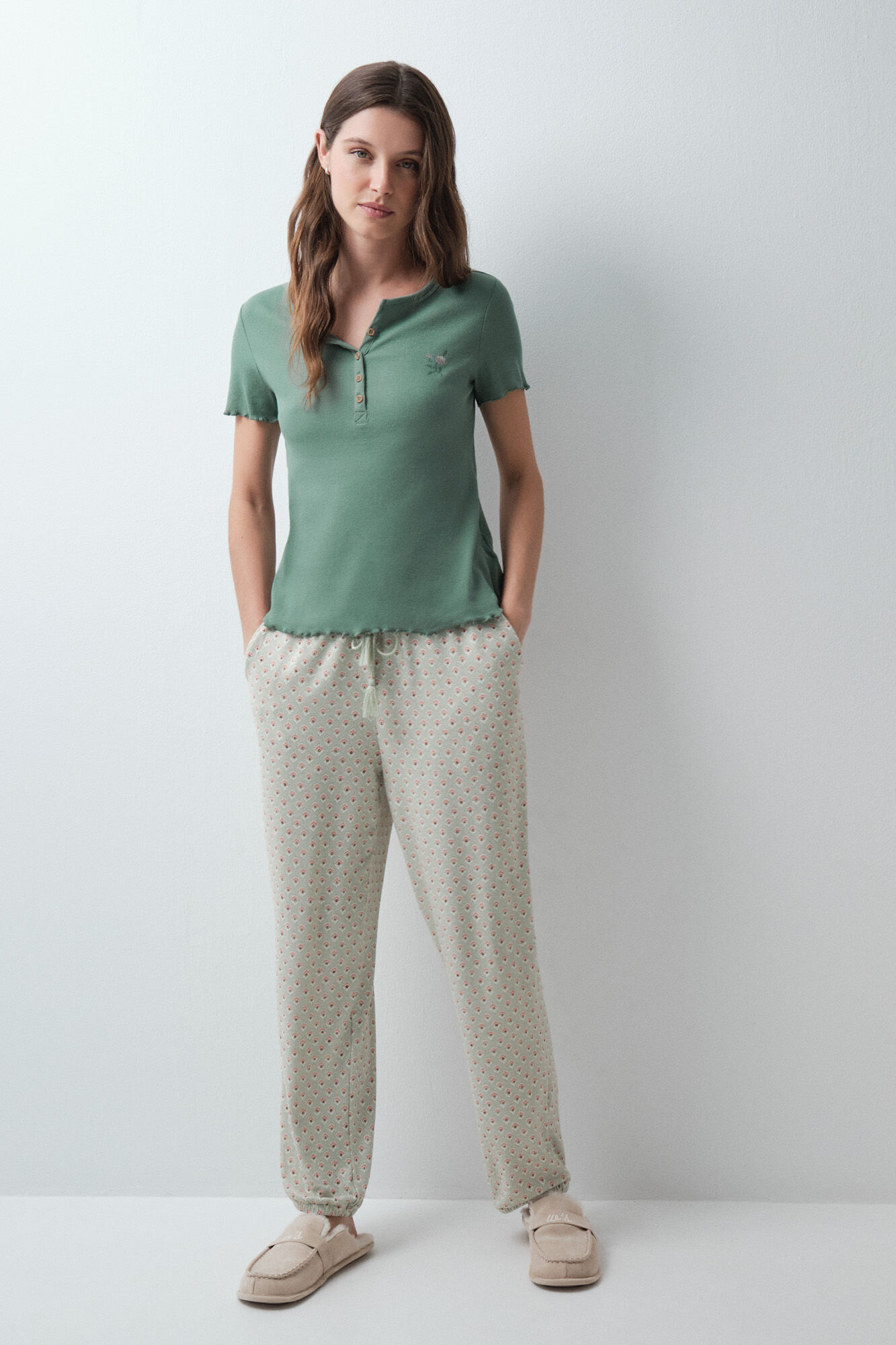 Women'secret T-shirt &agrave; manches courtes vert