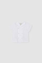 Womensecret Crossed placket shirt white