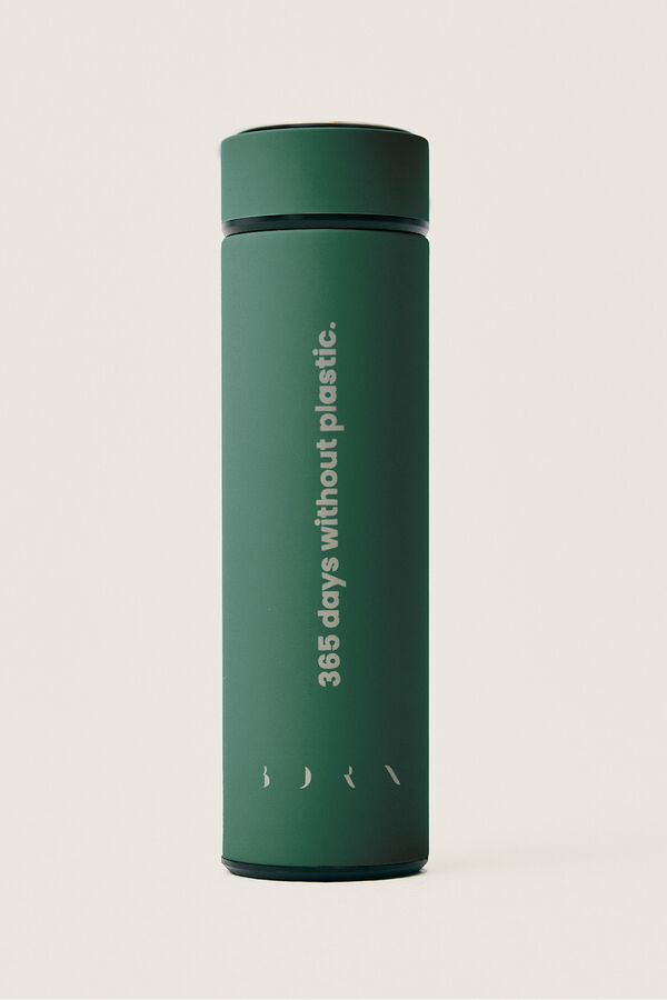 Born Living Yoga 366 Thermosflasche 2.0 Deep Green Gr&uuml;n