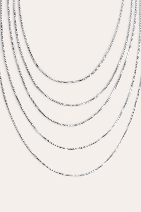 Singularu Collar Cleopatra Acero gris