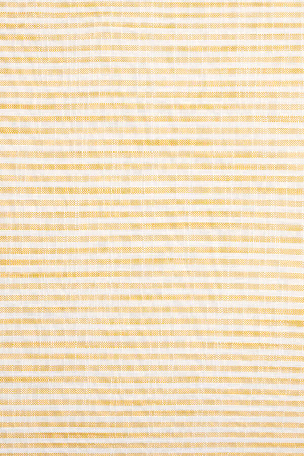 Womensecret Linen-effect striped cotton pillowcase Žuta