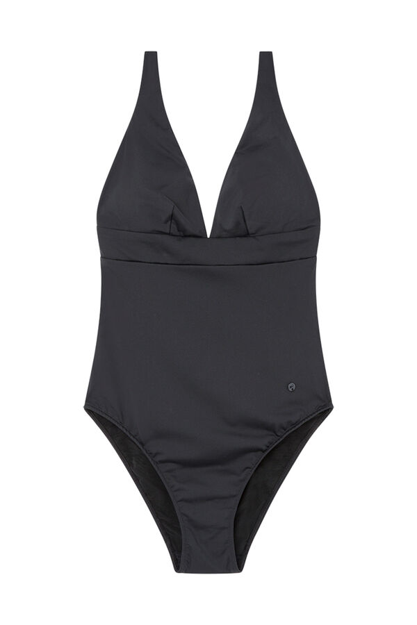 Womensecret Crni kupaći kostim s efektom oblikovanja Crna