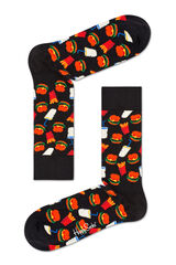 Happy Socks Calcetin Hamburguesa black