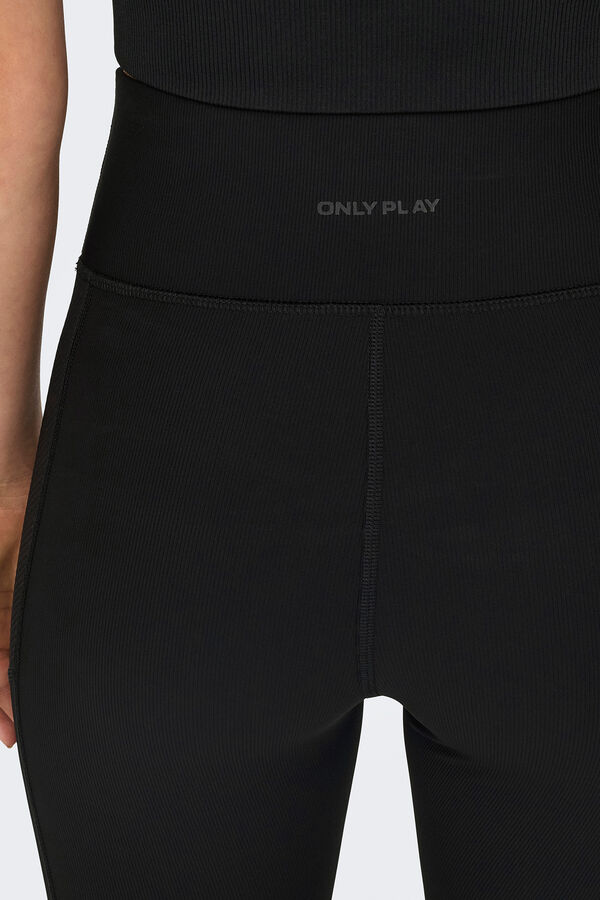 Only Play High waisted leggings with side pocket black