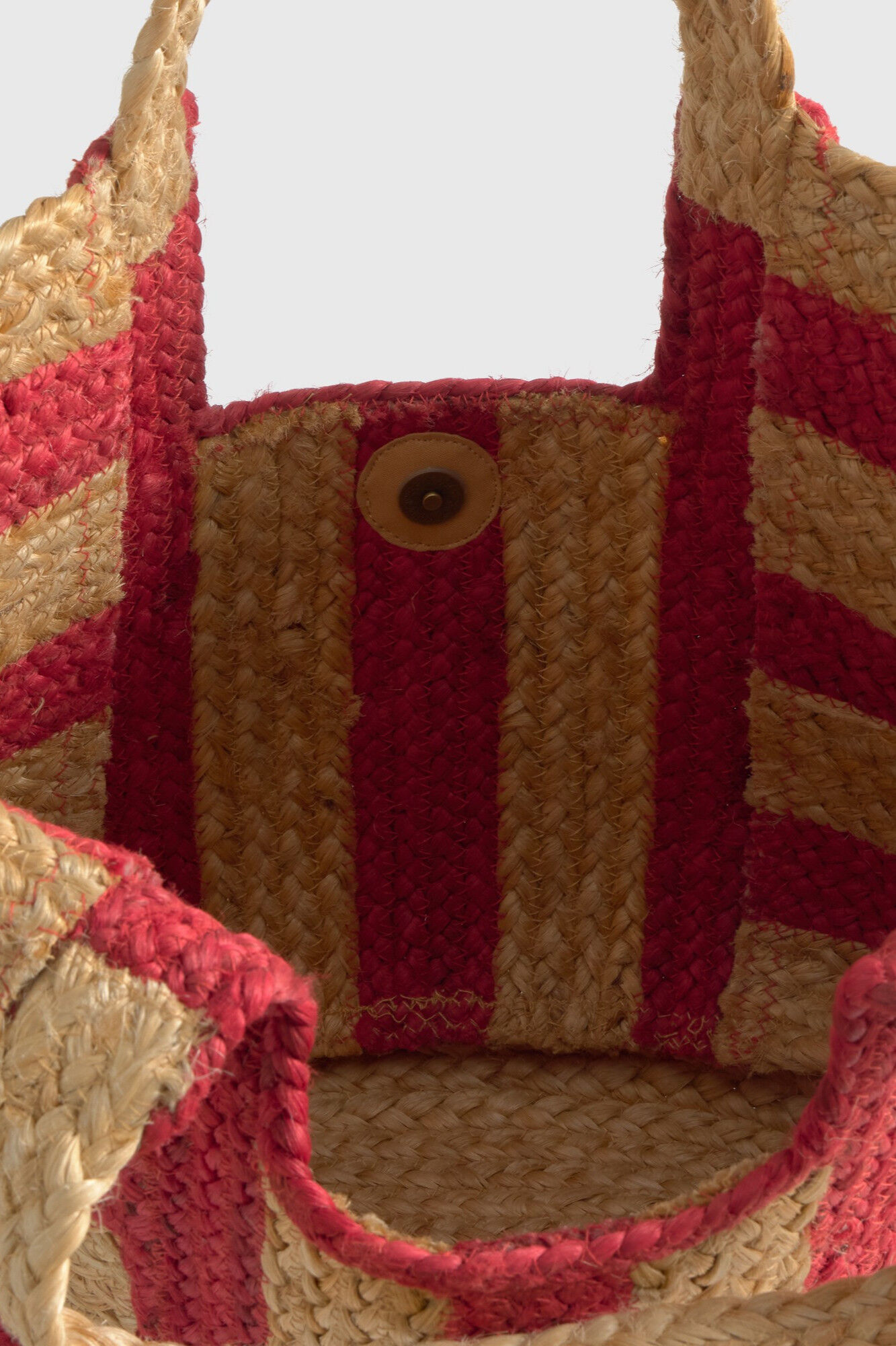 Textura Capazo de playa en hoja de plama