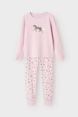 Name it Pijama de menina cavalo rosa
