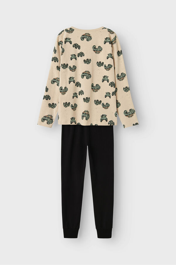 Name it Pijamas de carro para meninos bege