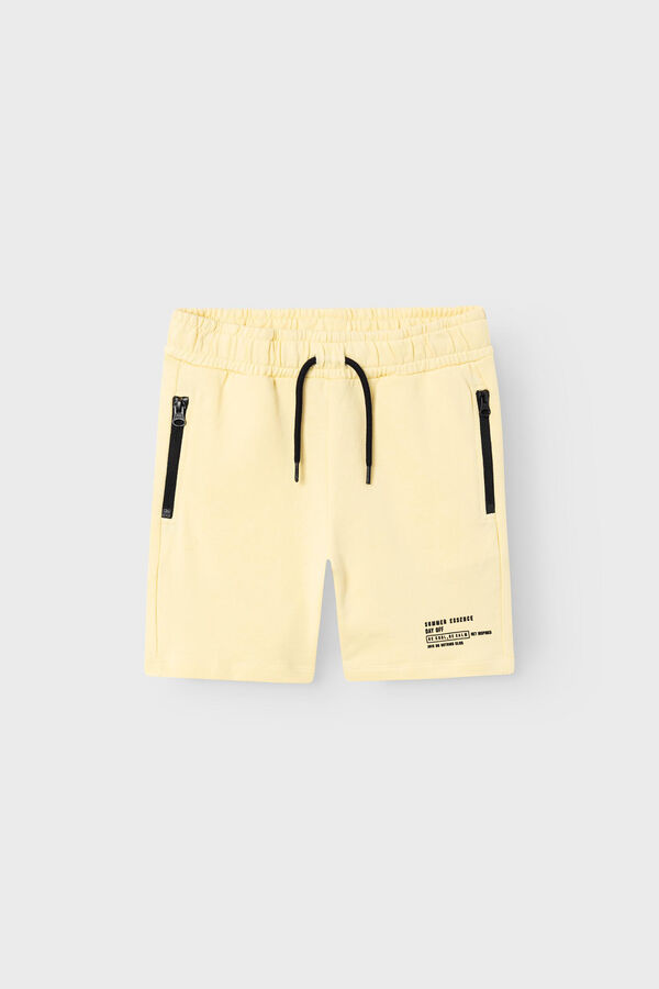 Womensecret Boys' Bermuda shorts with zips rávasalt mintás