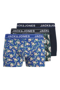 Jack & Jones Pack 3 b&oacute;xer combinado estampado