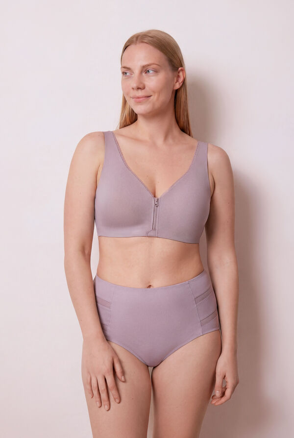 Women'secret Lilac sports high-waisted shaping panty pink